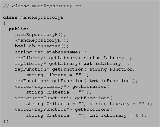 \begin{figure}\lstinputlisting[frame=tlbr, language=C++]{codigo/classe-mancRepositoryH.cc}
\end{figure}