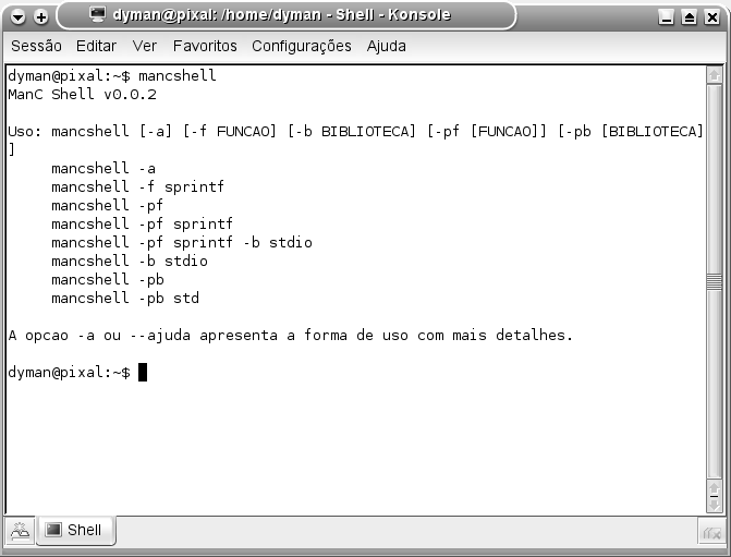 Image mancshell-usage-pb
